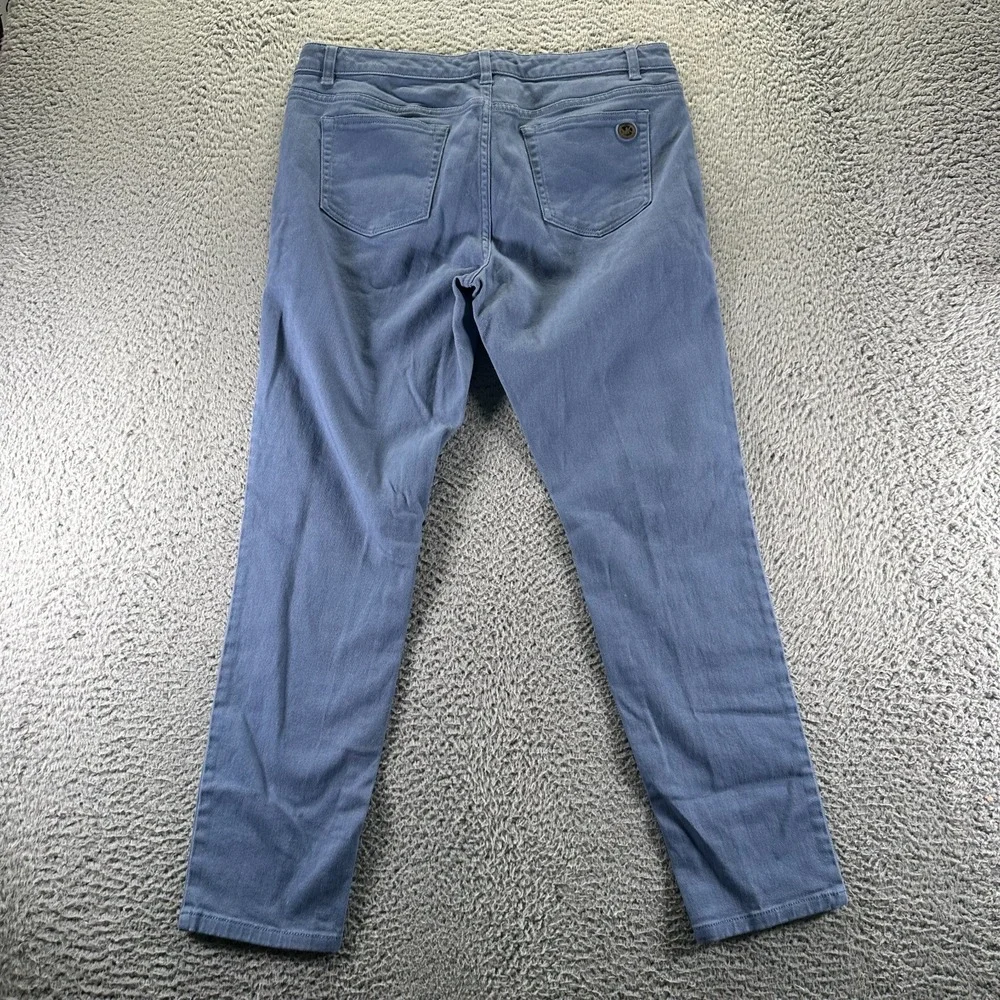 Michael Kors Jeans Womens 12 Blue Cotton Denim‎ Skinny Leg Light Wash Workwear